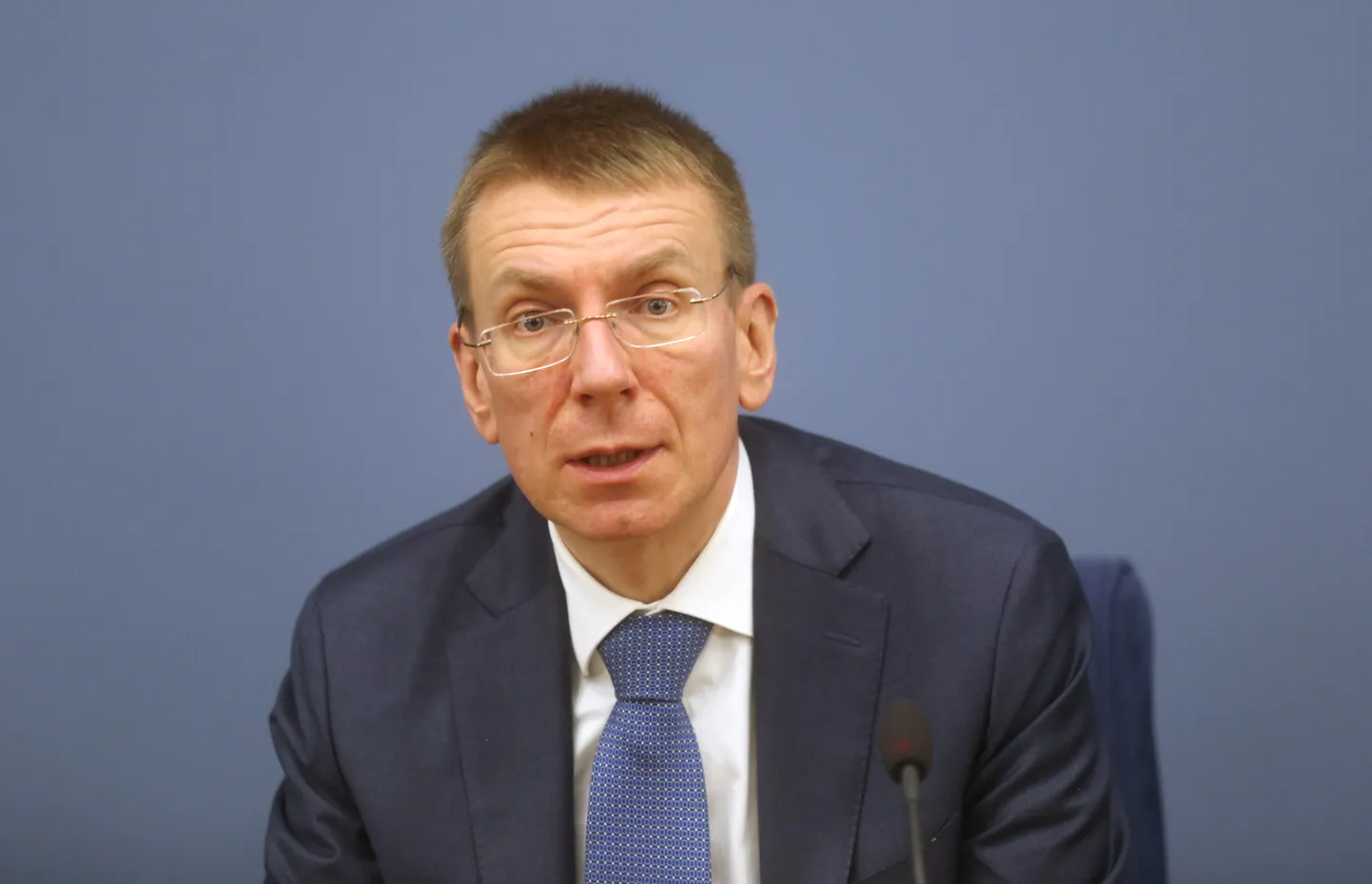 Latvijas ārlietu ministrs Edgars Rinkēvičs.