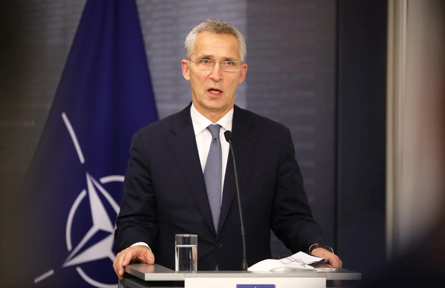 NATO ģenerālsekretārs Jenss Stoltenbergs.