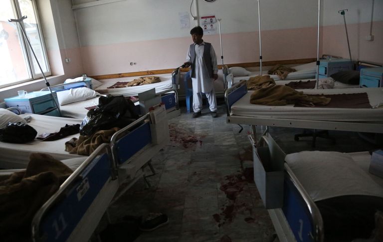 Kabuli haigla vahetult pärast teisipäevast rünnakut.