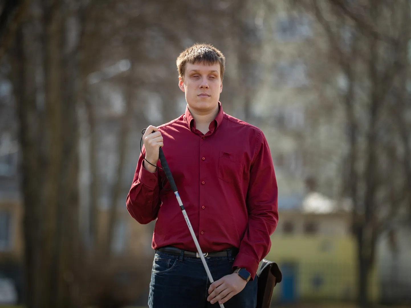 Eesti pimedate liidu juhatuse esimees Jakob Rosin.