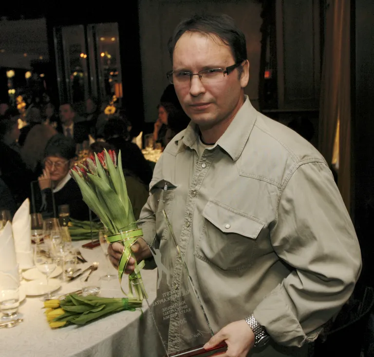 Андрей Иванов на вручении премии "Капитала культуры" 2011 года.