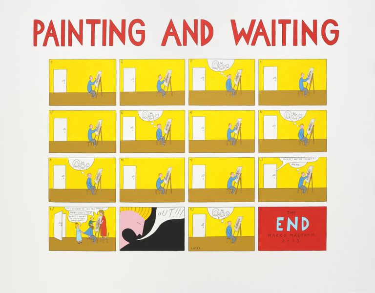 Marko Mäetamme «Painting and Waiting».