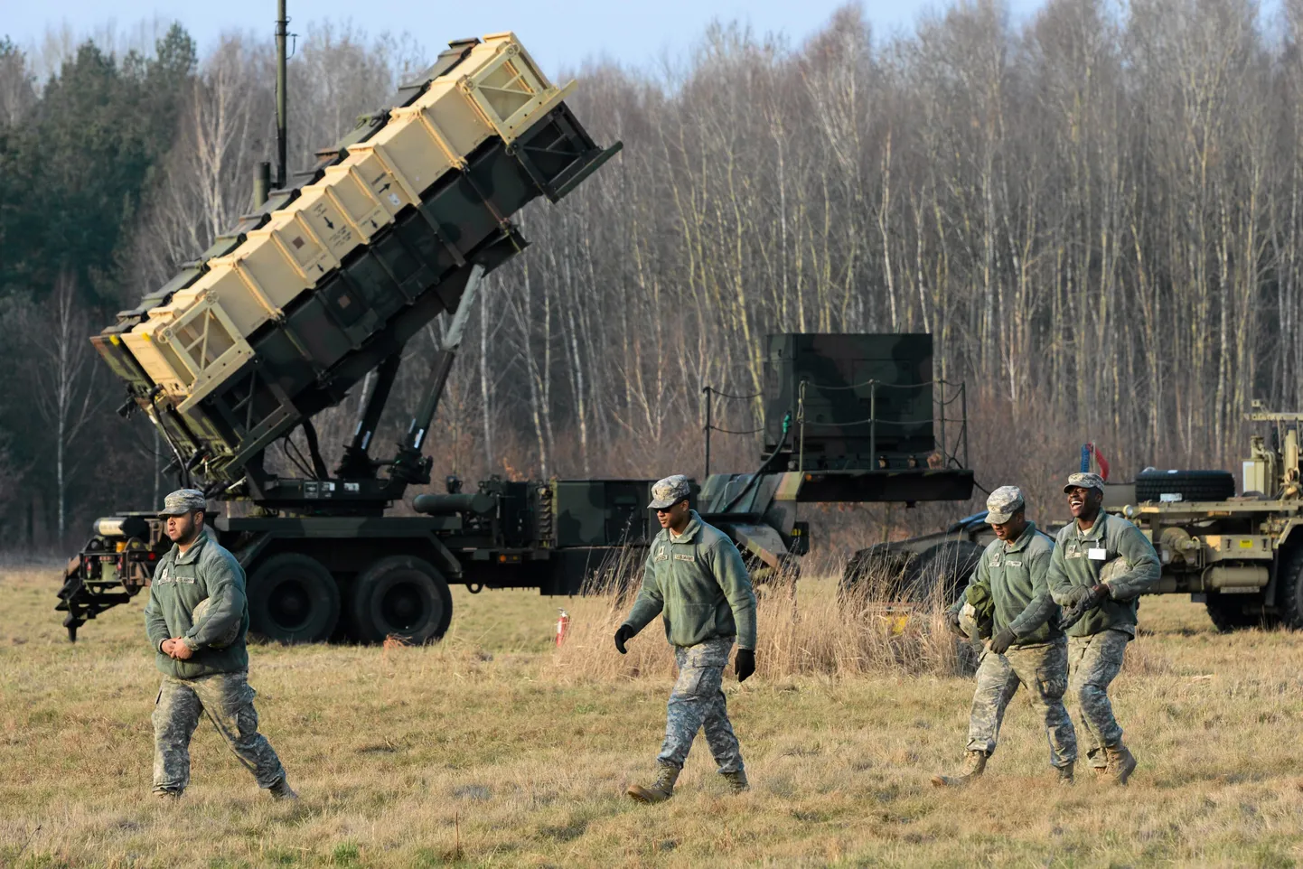Raketisüsteem Patriot õppuste ajal Poolas.