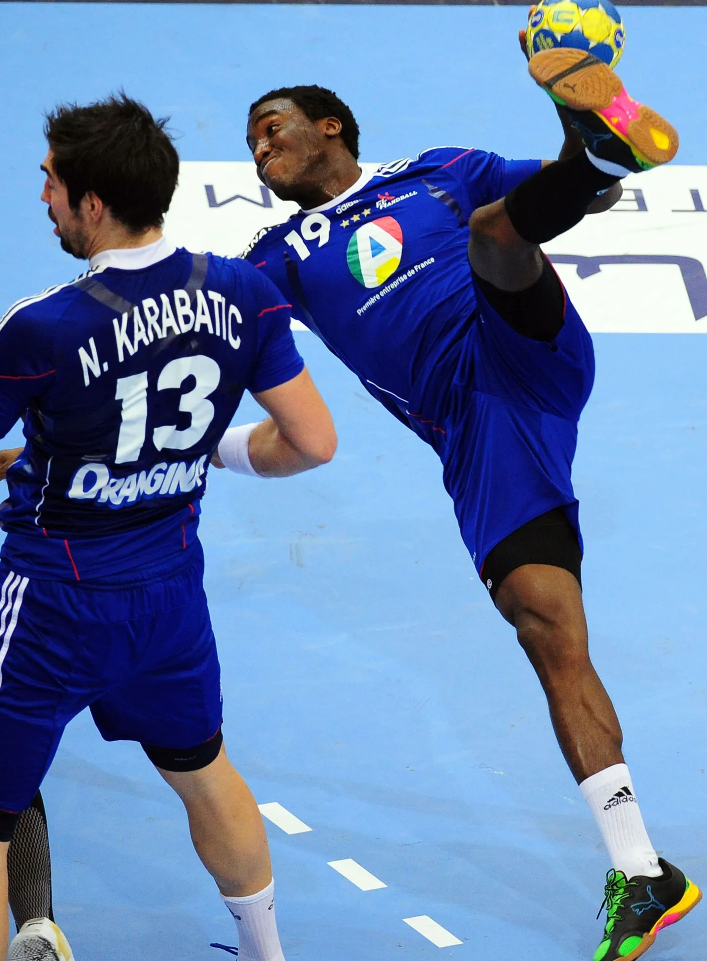 Prantsusmaa koondislane Luc Abalo (viskel).