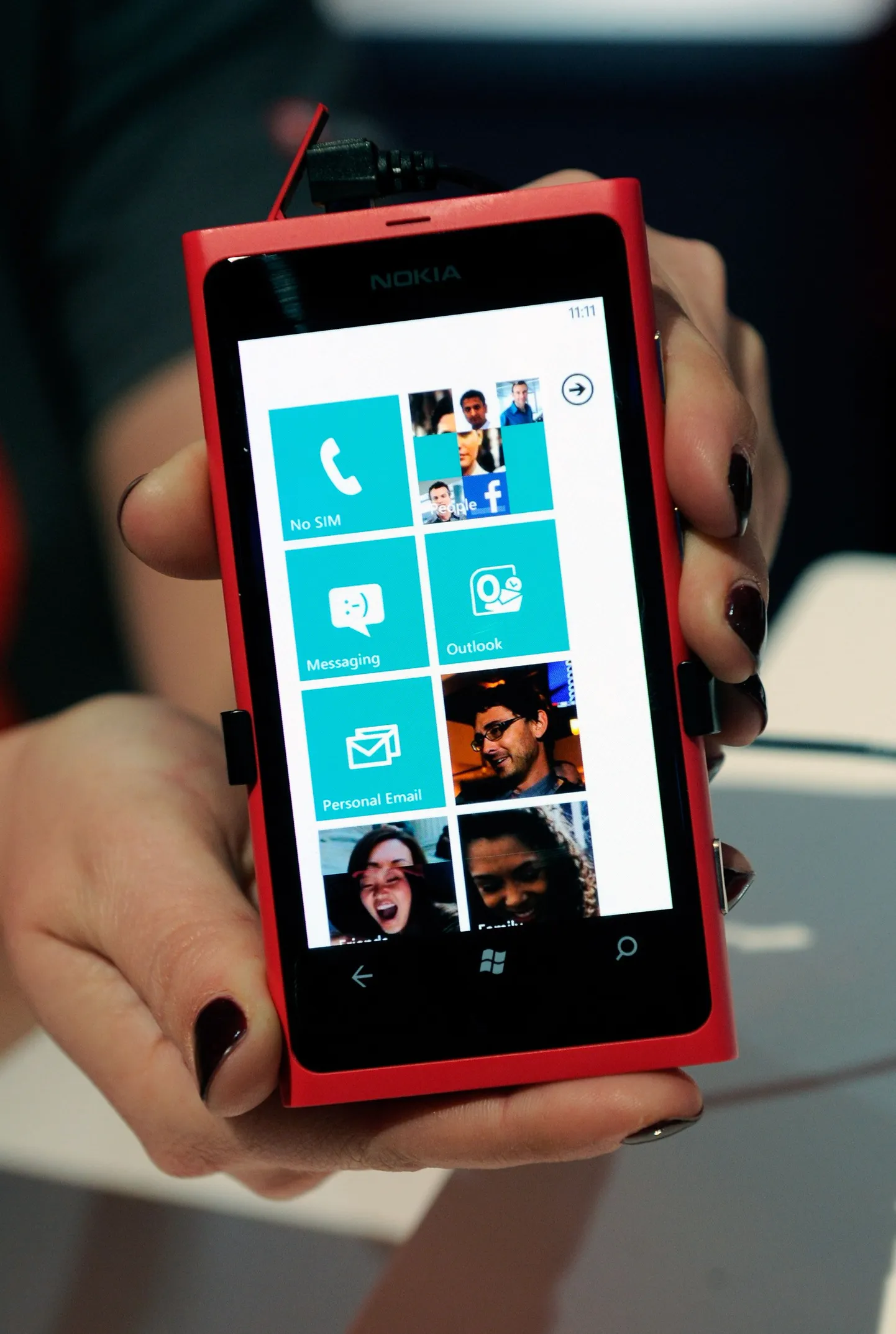 Nokia Lumia 800.