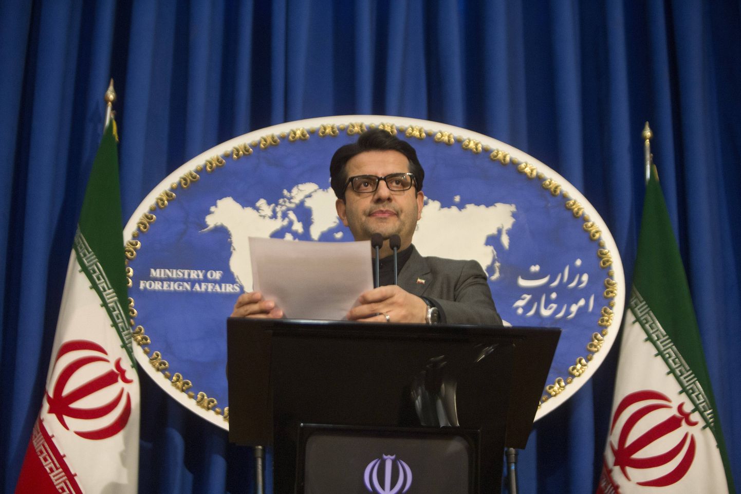 Iraani välisministeeriumi kõneisik Abbas Mousavi.
