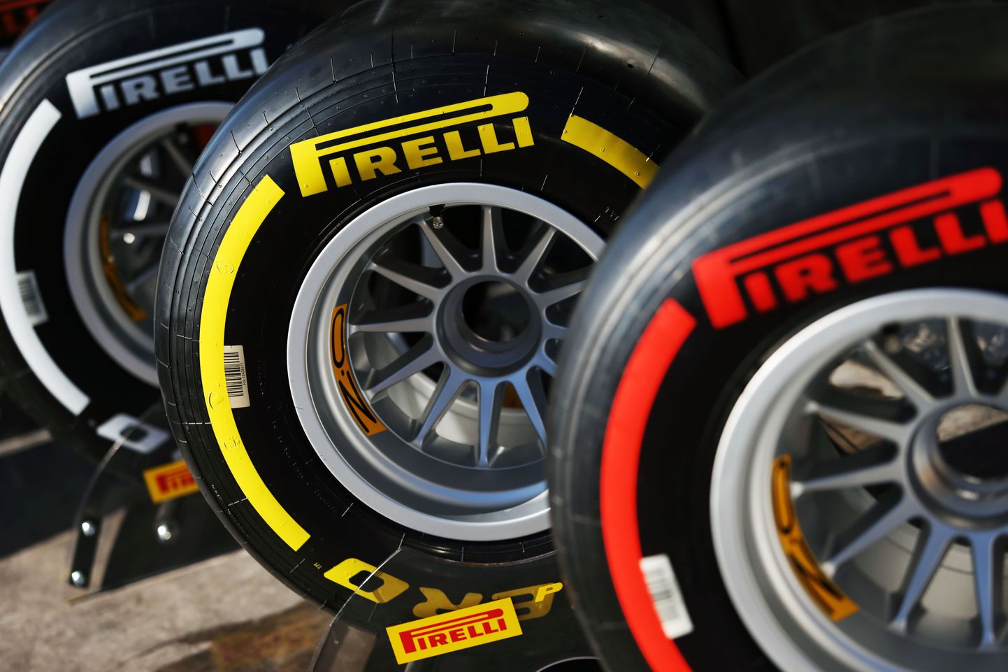Pirelli tyres.
Formula One Testing, Day 2, Wednesday 2nd March 2016. Barcelona, Spain.