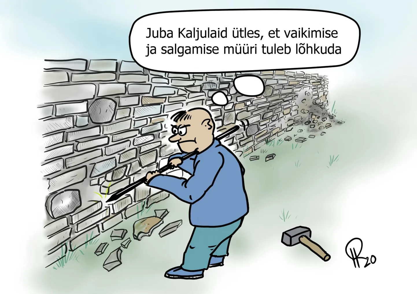 Juba Kaljulaid ütles, et vaikimise ja salgamise müür tuleb lõhkuda.