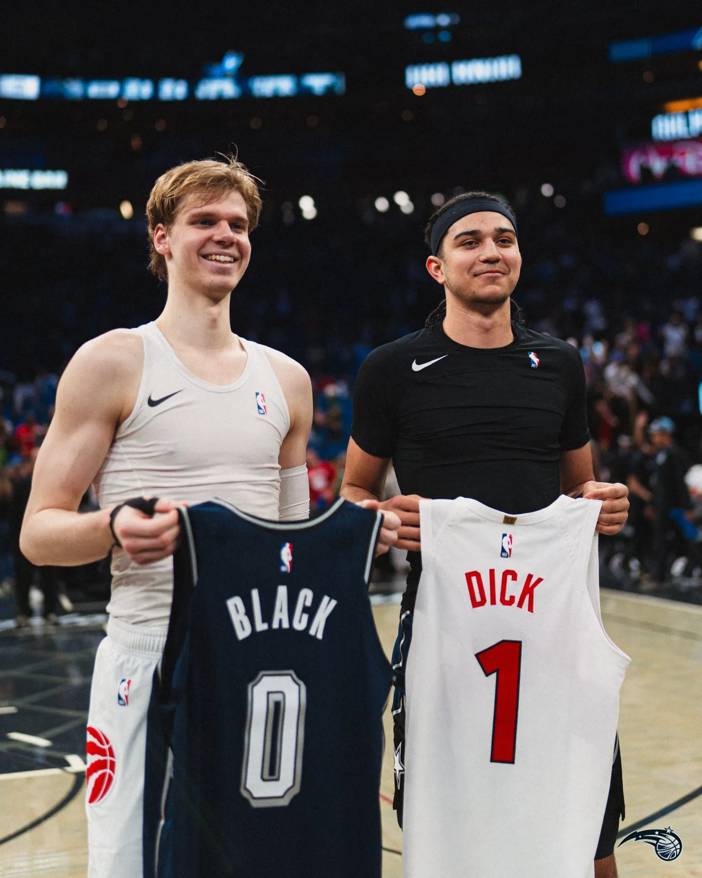 Gradey Dick (vasakul) ja Anthony Black.