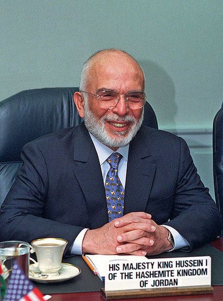 Jordaania kuningas Hussein, valitses 1952 - 1999