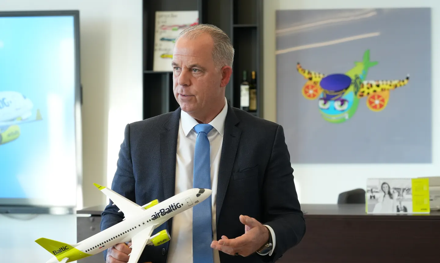 Nacionālās lidsabiedrības "airBaltic" izpilddirektors Martins Gauss.