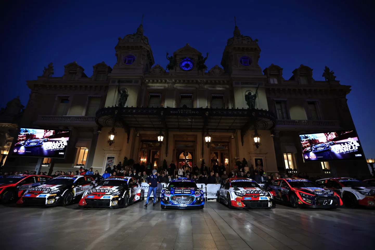 Kõik Rally1-autod hooaja avaetapil Monte Carlos.