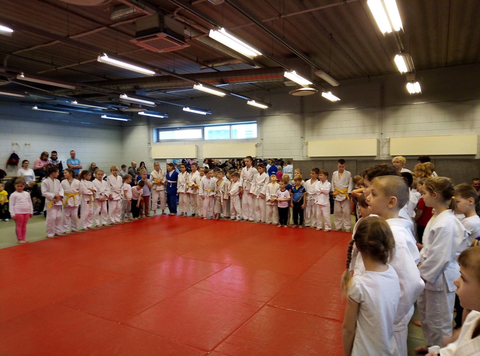 Eelmisel nädalavahetusel Võru spordikeskuses toimunud sumo- ja judoturniiril osales 72 last Võrumaa koolidest ja lasteaedadest.