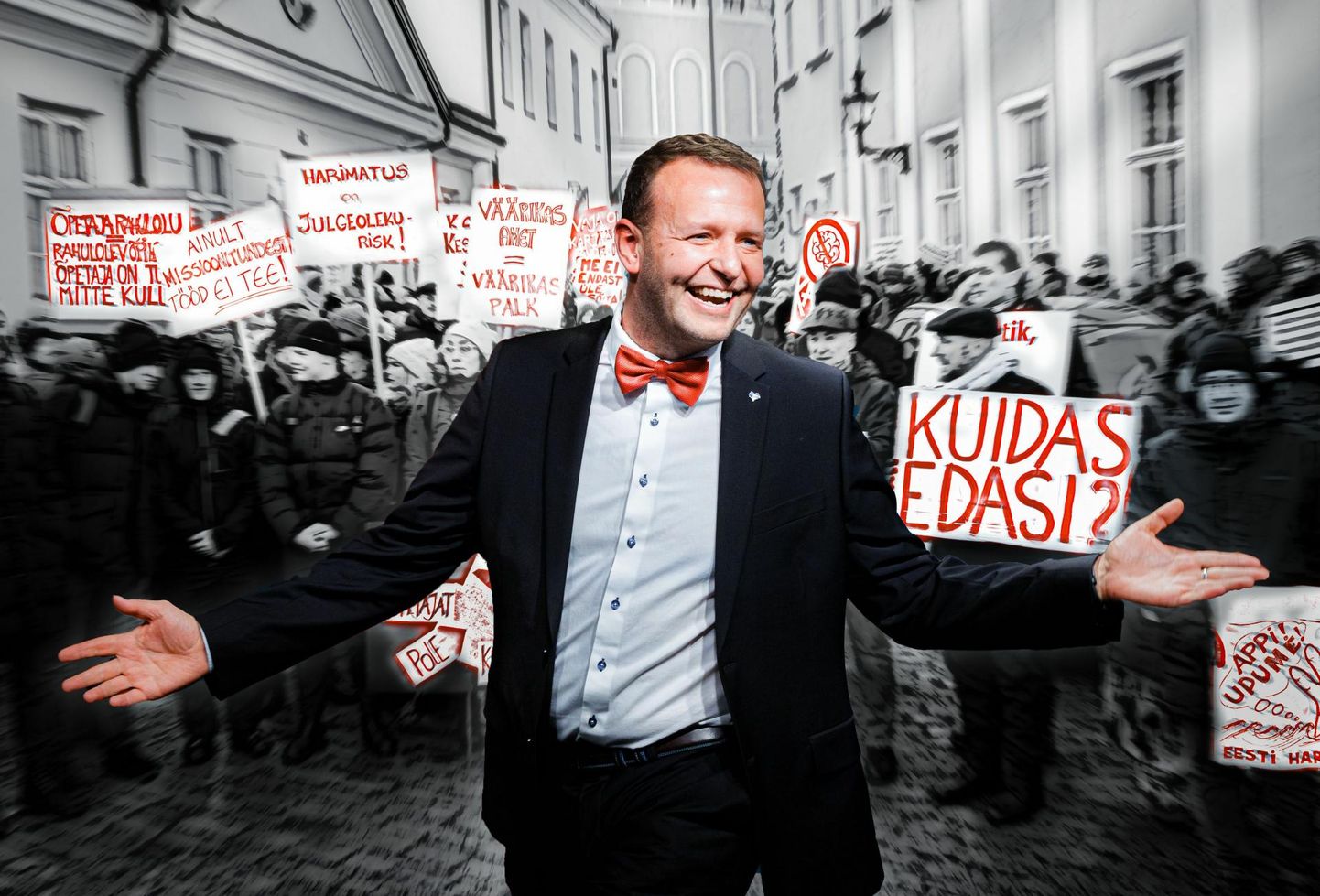 Lauri Läänemetsa strateegia «pooleldi
koalitsioonis, pooleldi opositsioonis» töötab: sotside reiting üha tõuseb.