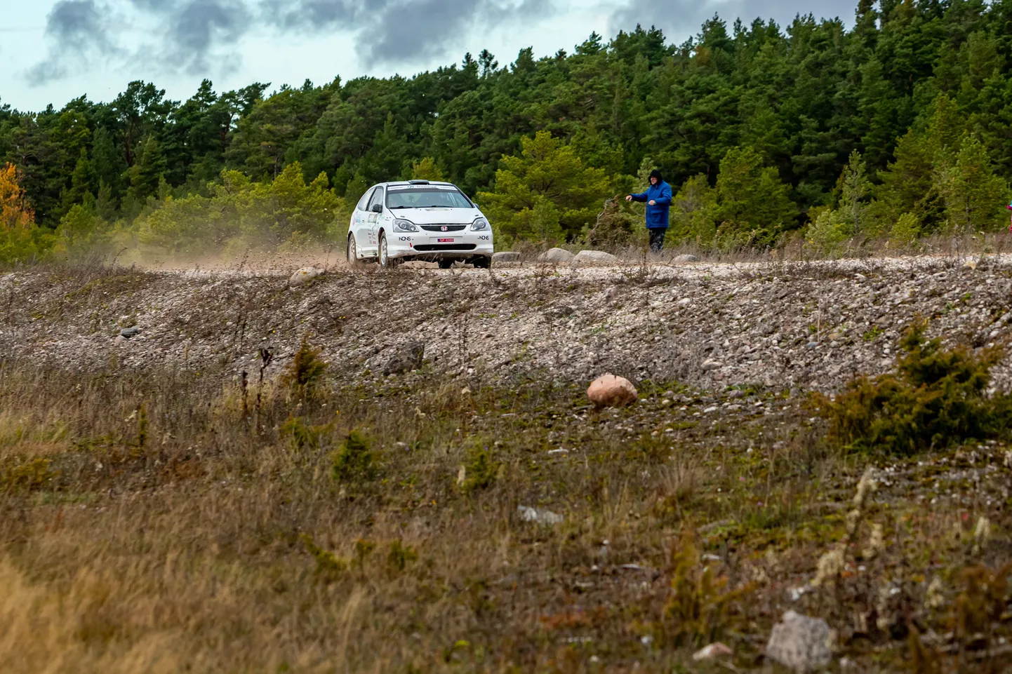 Järvalased Saaremaa rallil. Romet Jürgenson-Siim Oja.