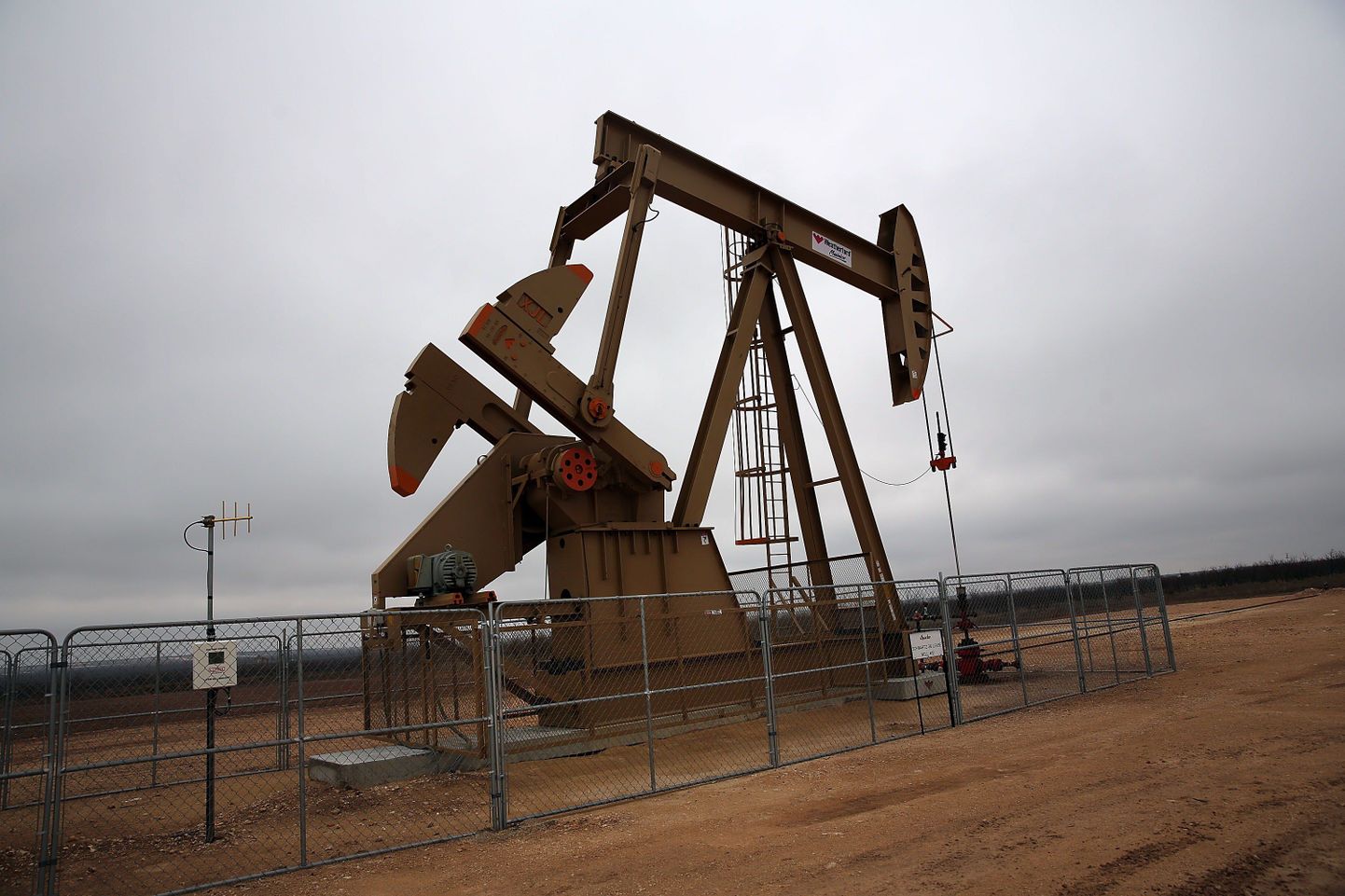 Nafta puurtorn Texases.