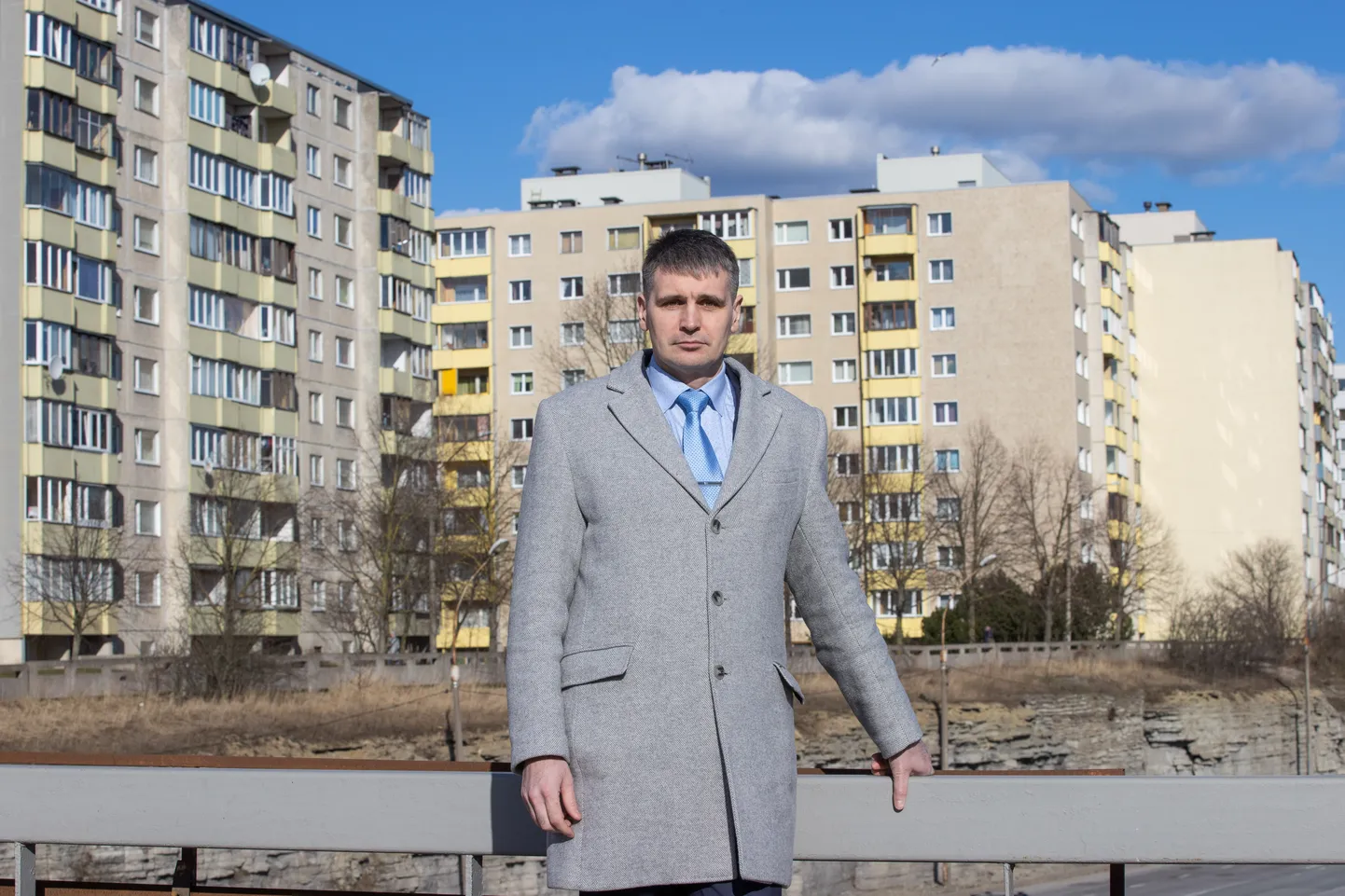 1Partner kinnisvara juht Martin Vahter Lasnamäel.
