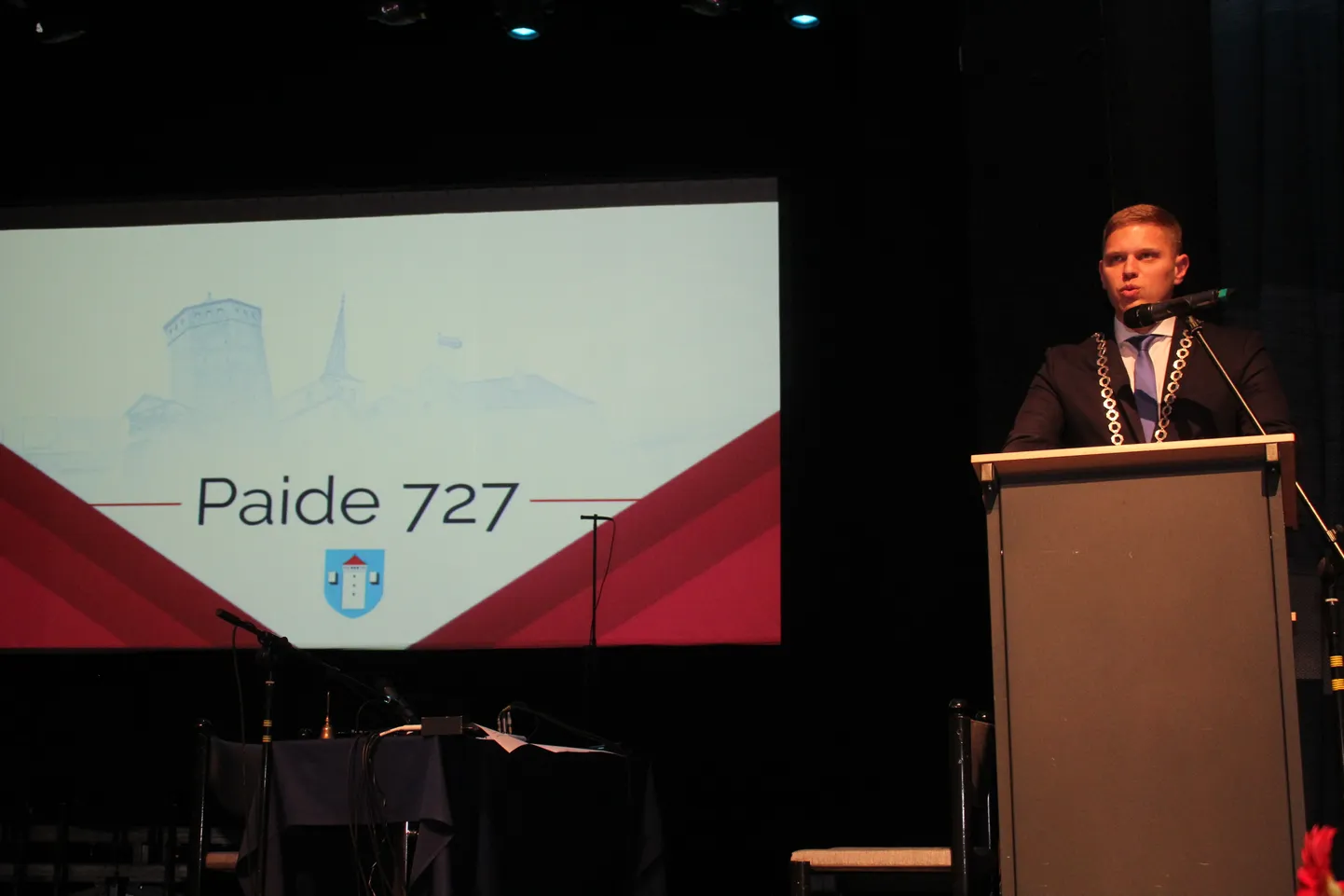Paide linna 727. sünnipäeva kontsertaktus.