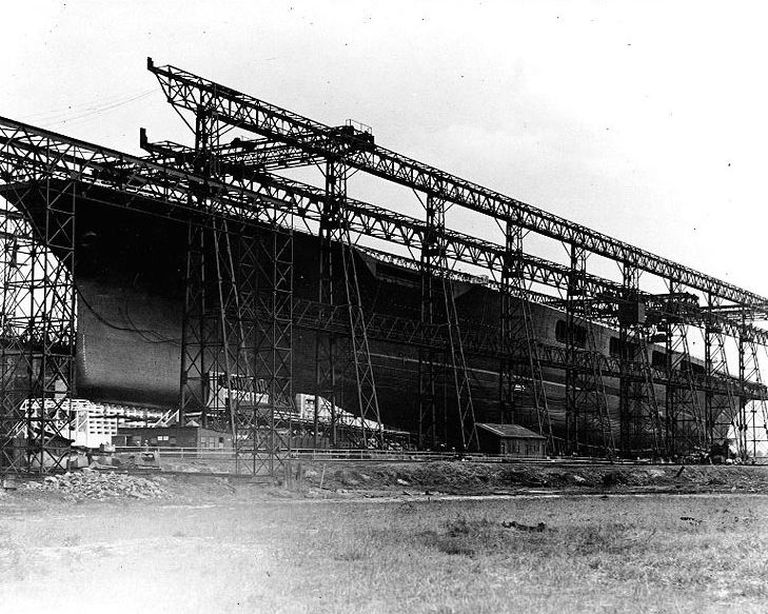 USS Lexingtoni ehitamine