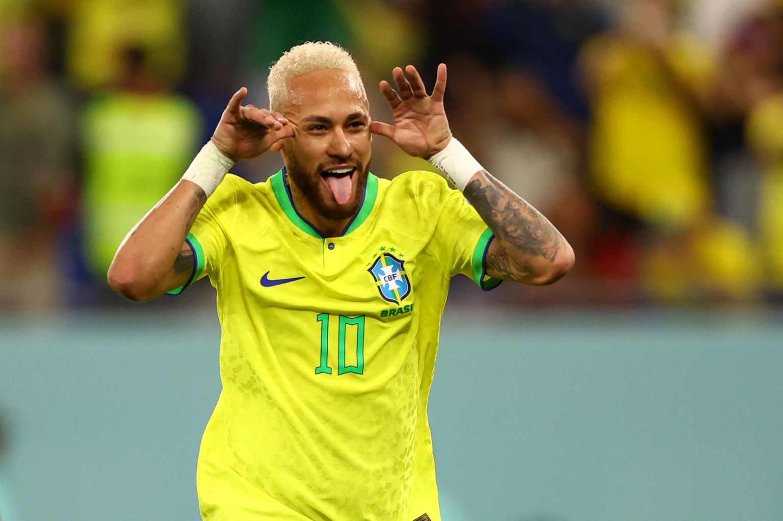 Neymar lõi Brasiilia teise värava ning andis esimesele söödu.