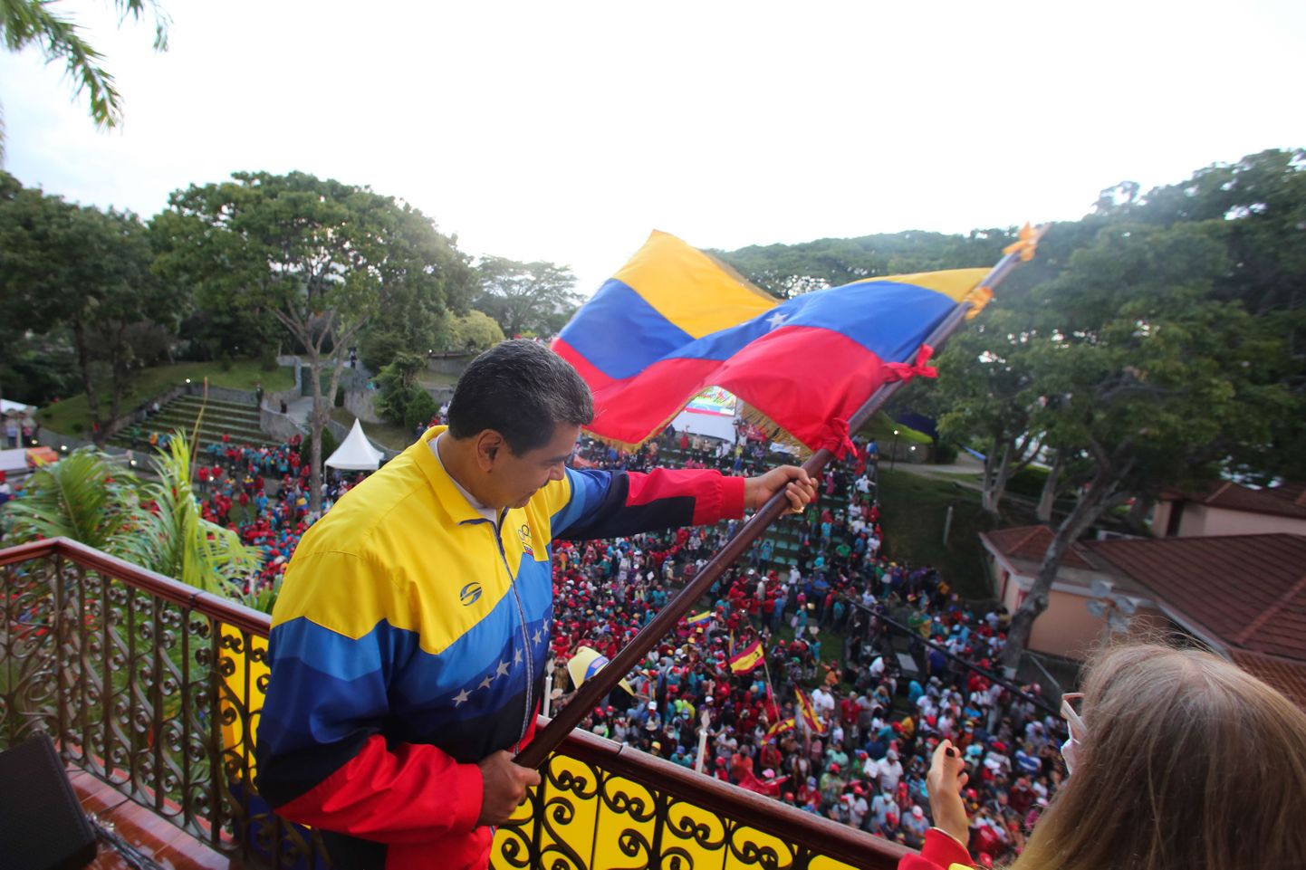 Nicolás Maduro Venezuela pealinnas Caracases 23. jaanuaril 2021.