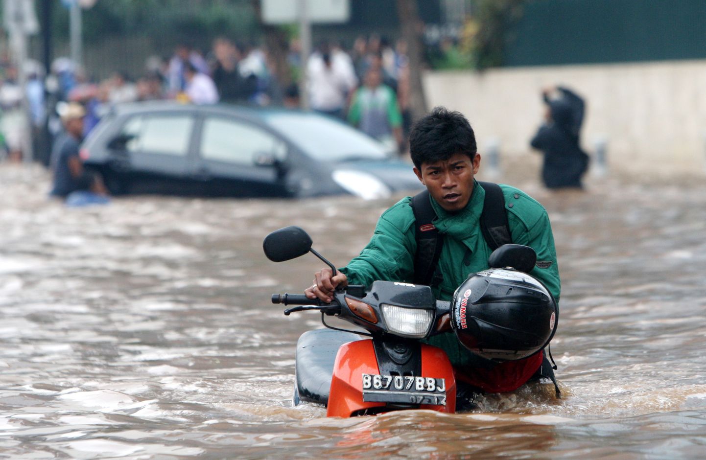 Наводнение в Джакарте.