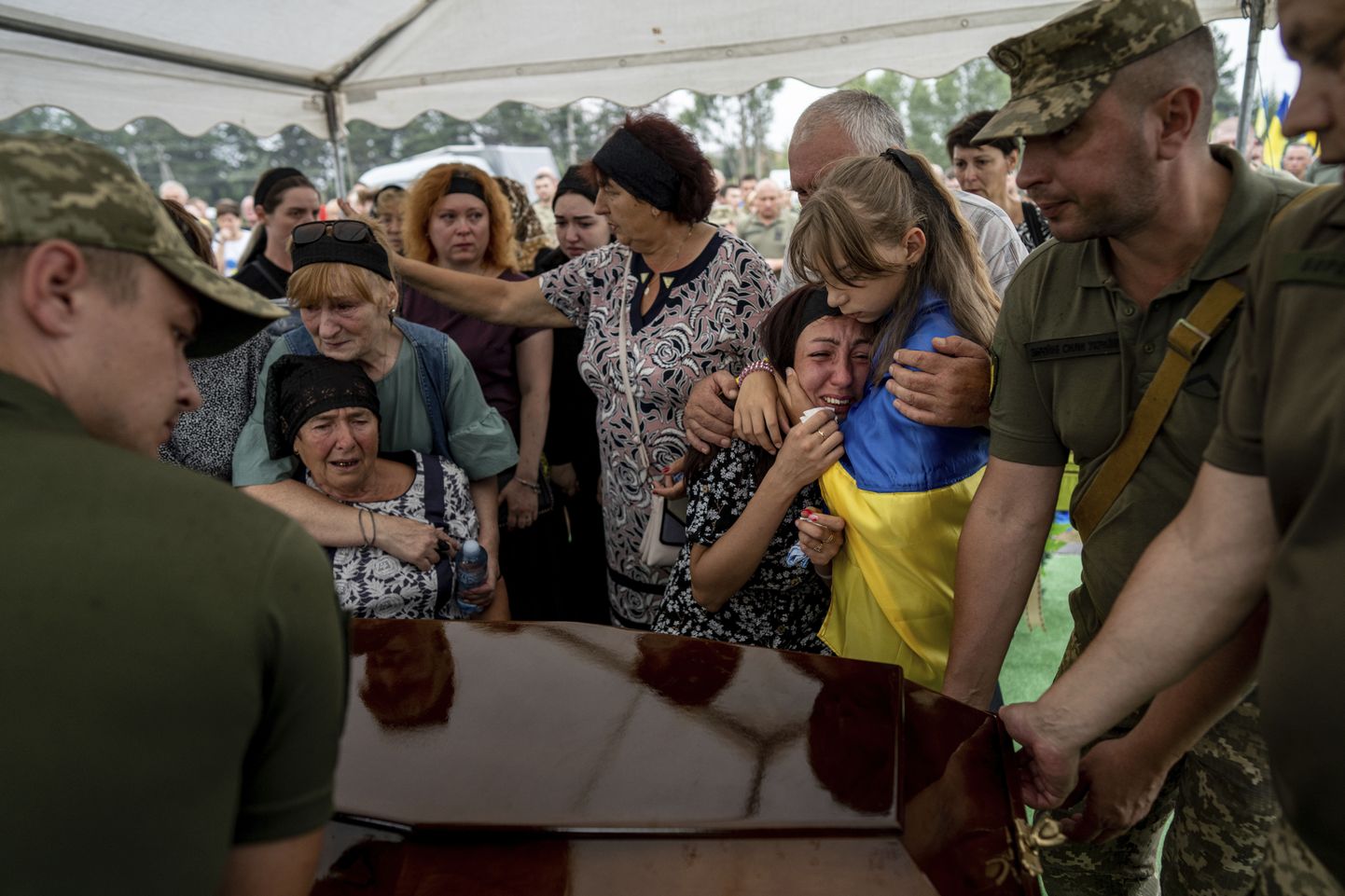 Похороны в Украине, 1 сентября 2023 года.