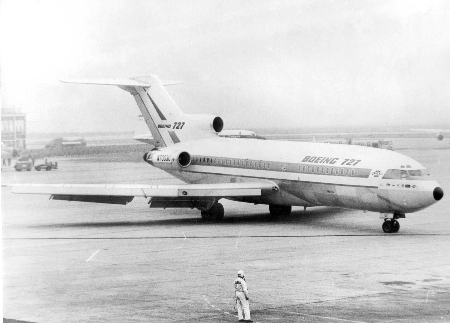 Boeing 727 enne oma esimest lendu 1963. aastal