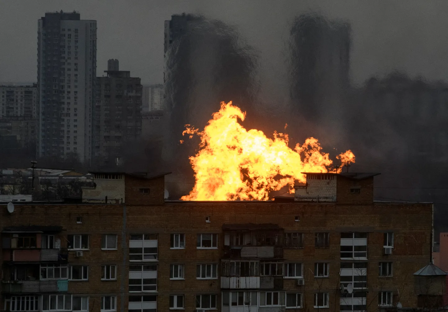 Plahvatus Kiievis 2. jaanuaril. Foto illustreeriv.