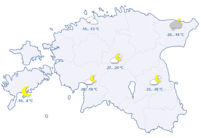 Ilm ööl vastu pühapäeva