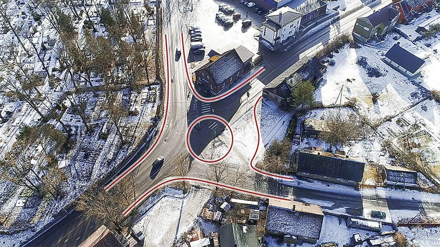 Et maju ei saa lammutada ja kalmistut nihutada, on tulevase ringristmiku keskkoht suure tõenäosusega pisut nihkes nii Riia maantee kui Vaksali tänava telgjoone suhtes. Praegu on see siiski vaid oletus, sest täpne projekt valmib kevadel.