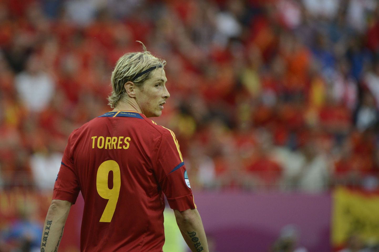 Fernando Torres mängus Itaalia vastu.