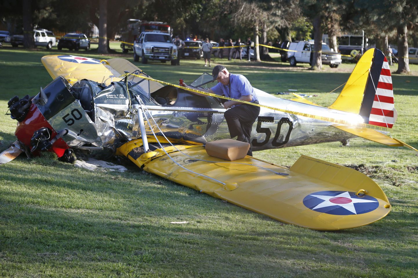 Harrison Fordi lennuk, millega ta tegi Los Angelese golfiväljakule hädamaandumise