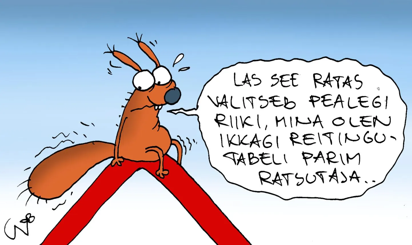 Erakondade populaarsus.