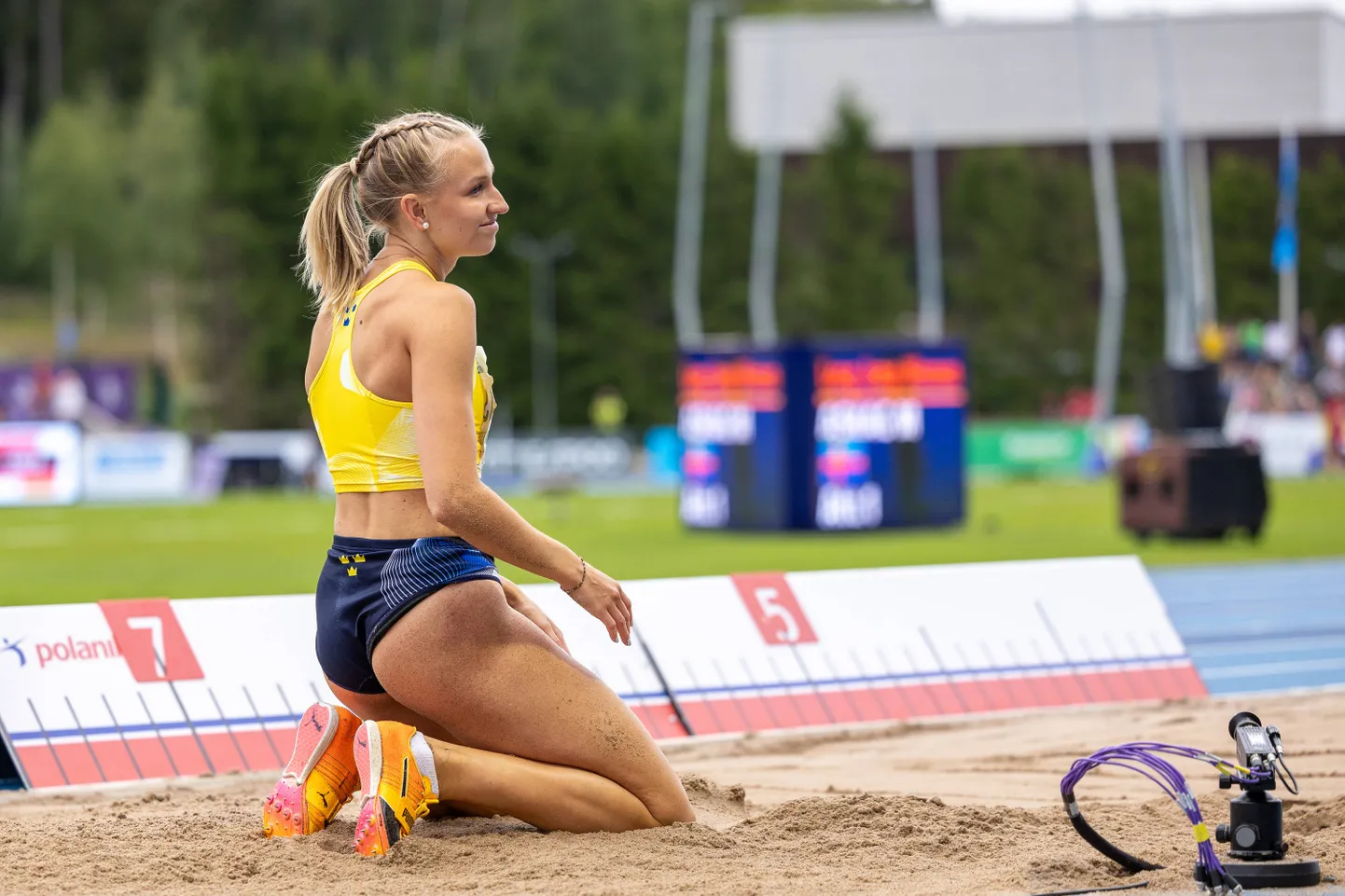 Rootsi kolmikhüppaja Maja Åskag.