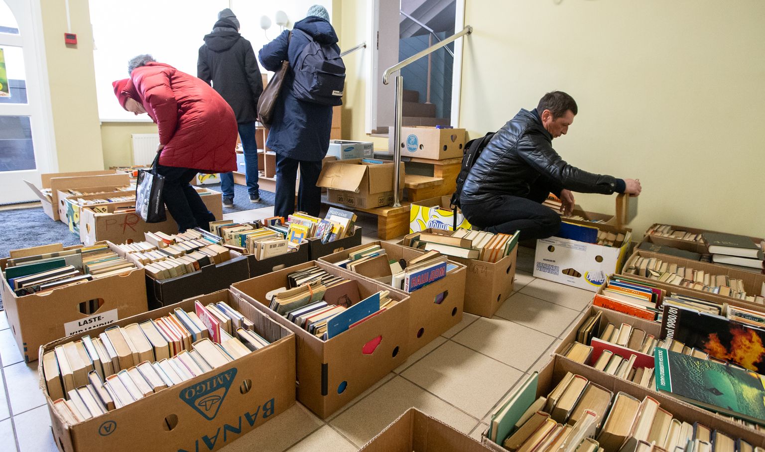 Библиотека-депозитарий находилась в Ида-Вирумаа также в марте, когда в Йыхвиской центральной библиотеке было собрано более 6000 изданий.