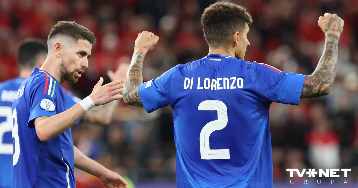 I calciatori italiani si riprendono da un gol veloce e battono l’Albania