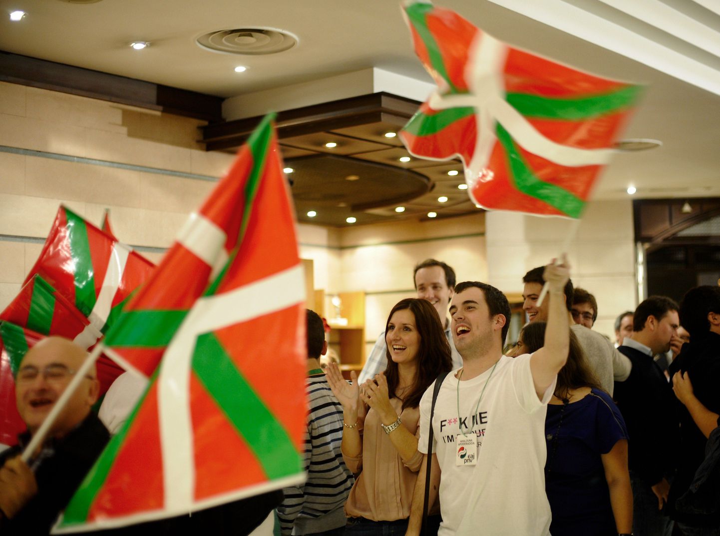 Baskimaa iseseisvuse toetajad.