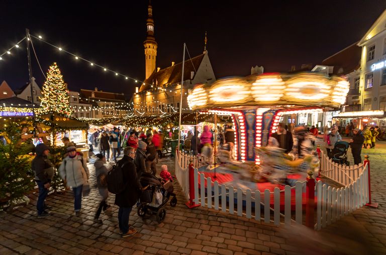 Рождественский рынок в Таллинне, 2019 год
