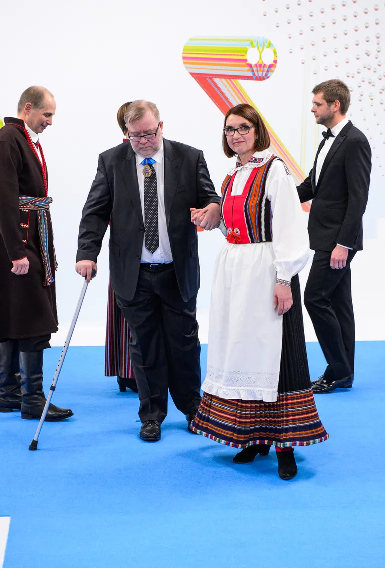 Eesti Panga nõukogu esimees ja endine peaminister Mart Laar.