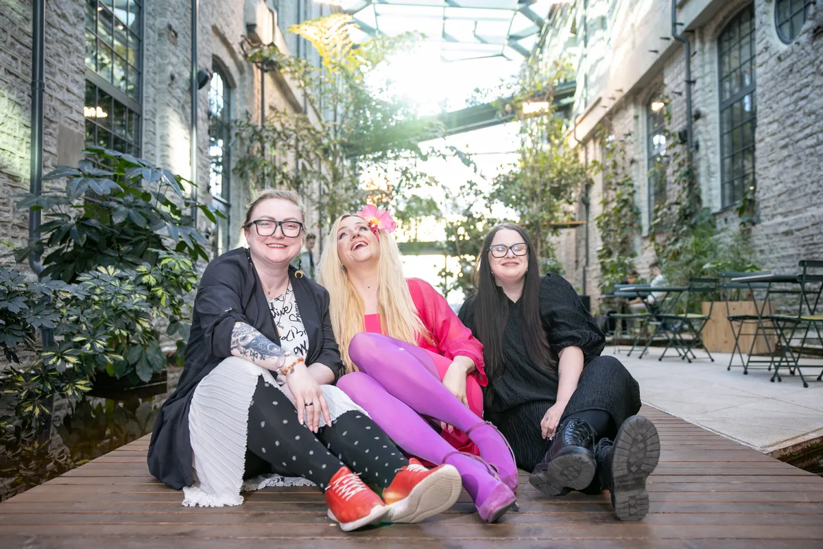 Daki, Kristinka ja Heidi.