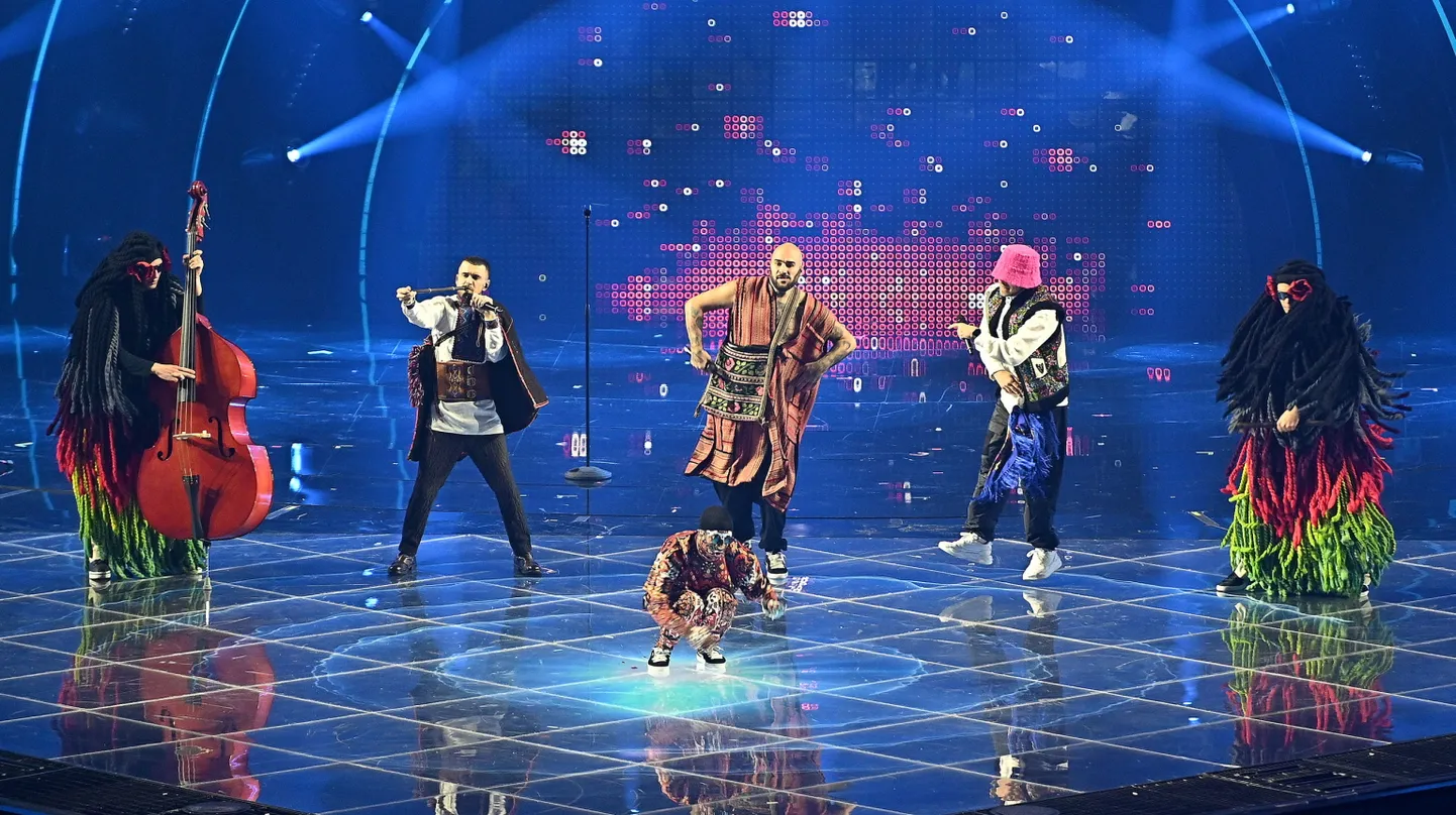 Выступление Kalush Orchestra в первом полуфинале Евровидения-2022.