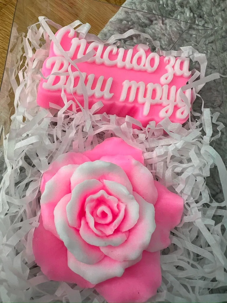 Красивое мыло для учителя.