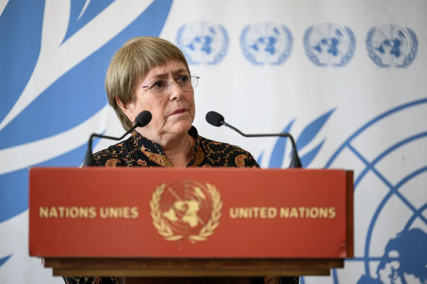 ÜRO inimõiguste ülemvolinik Michelle Bachelet.