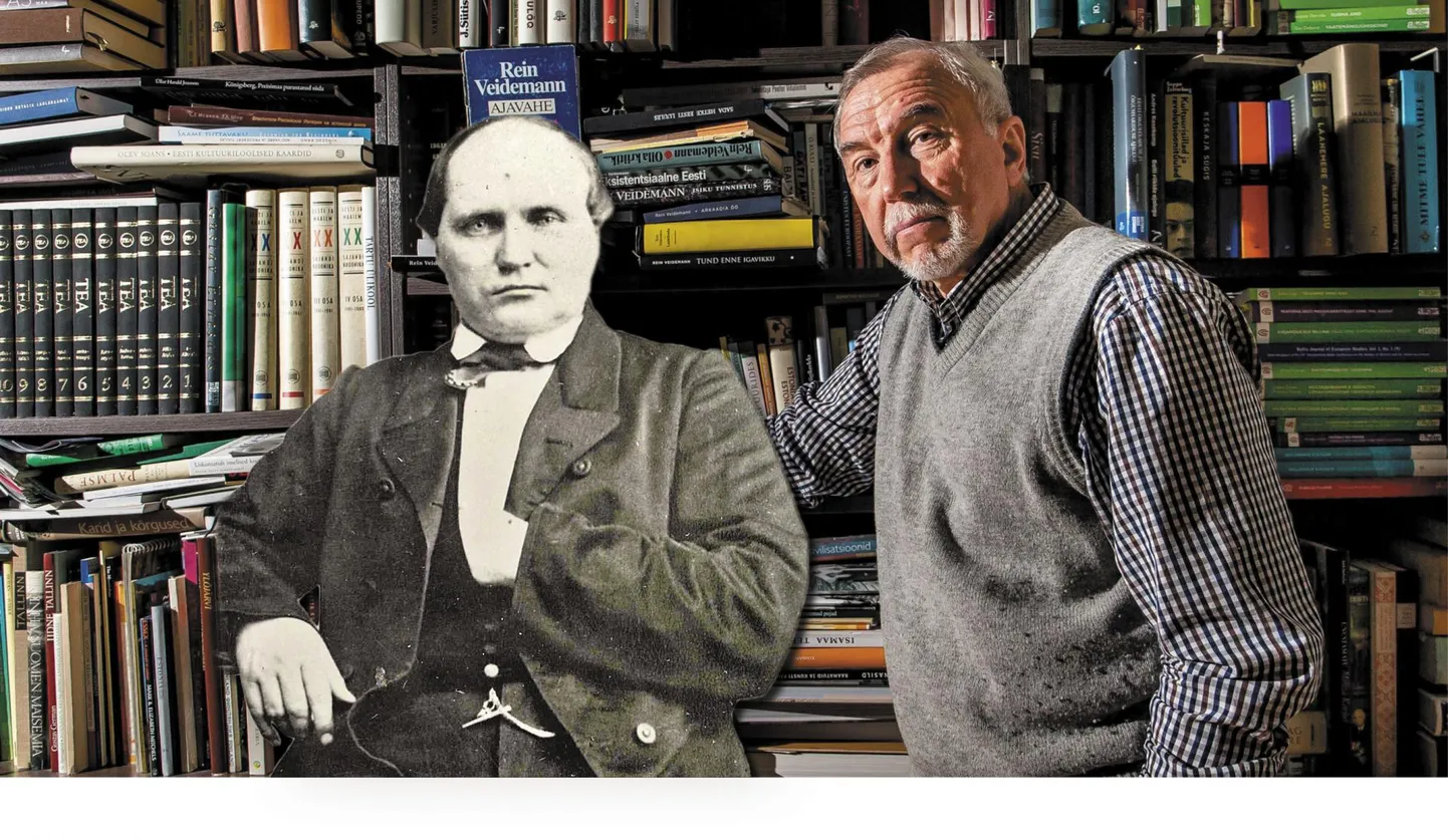 Rein Veidemanni romaani «Lunastatud» peategelasteks on Johann Voldemar Jannsen ja Rein Veidemann.
