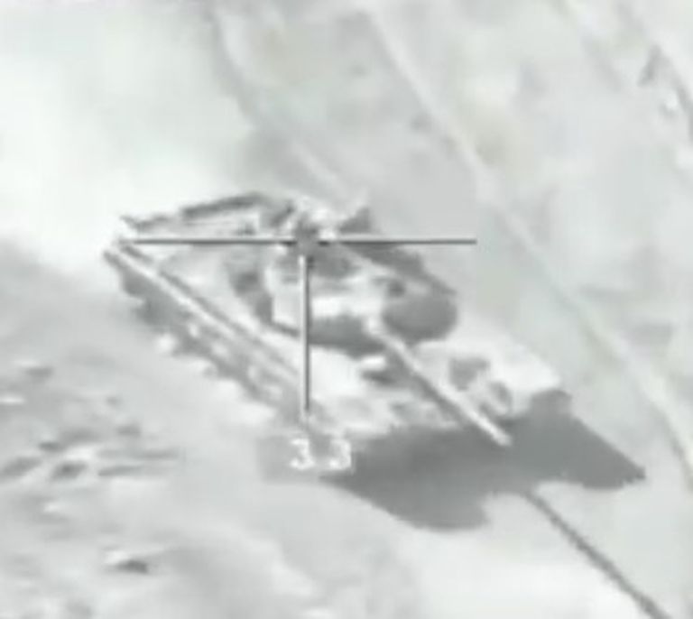 Armeenia tank drooni sihikul Karabahhi konflikti käigus.