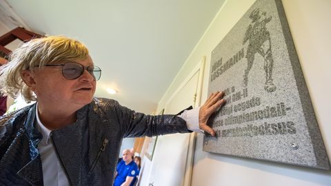 GALERII ⟩ Eesti olümpiaajaloo suurkuju sai Kabalas mälestustahvli