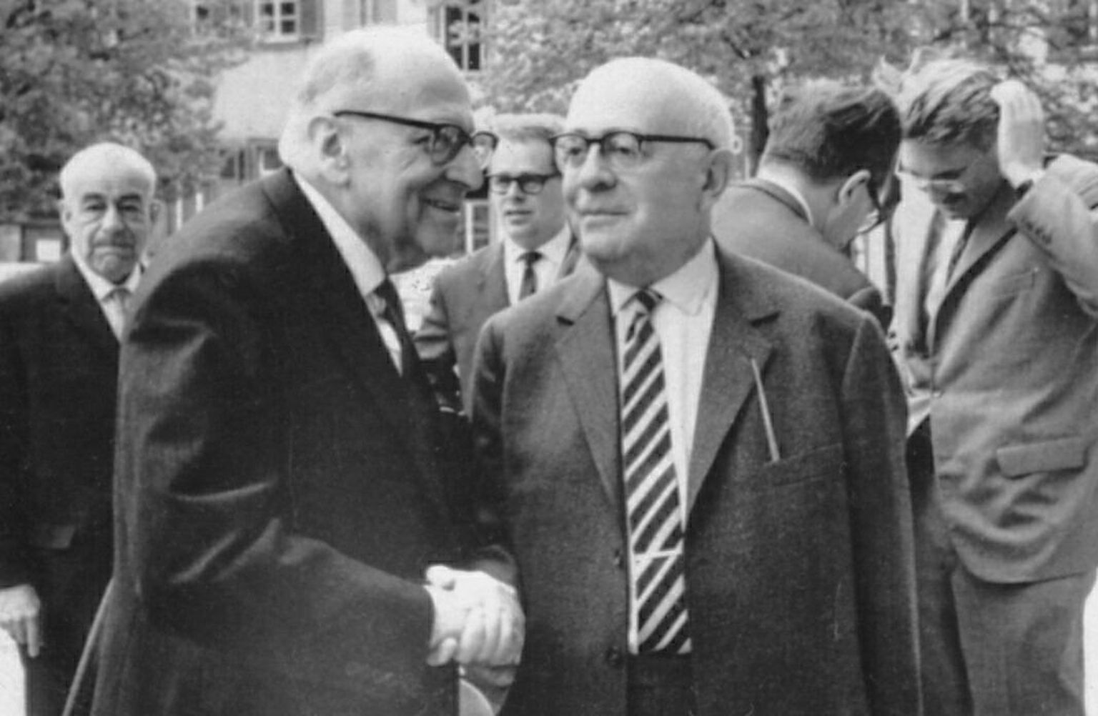 Theodor W. Adorno ja Max Horkheimer 1960. aastatel.
