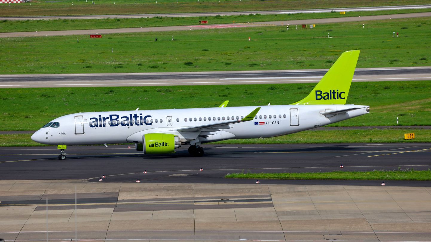 Air Baltic lennuk.