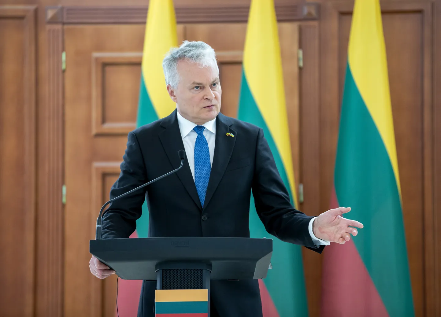 Leedu president Gitanas Nausėda.